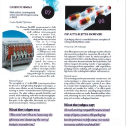 Activ-Blister solutions Medicine Maker Innovation Awards 2016 Recipient
